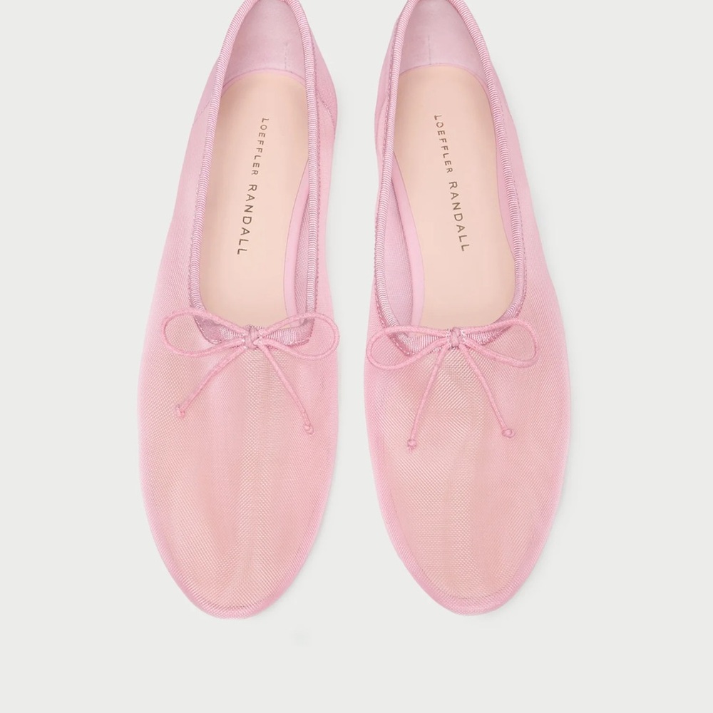 Loeffler Randall Pink Mesh Flats
